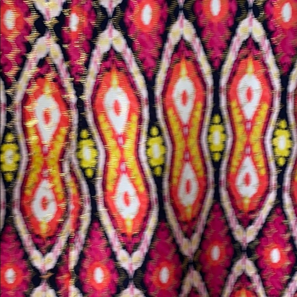 Tory Burch Lisa Silk Metallic Eyecat Tunic - Picture 3 of 3